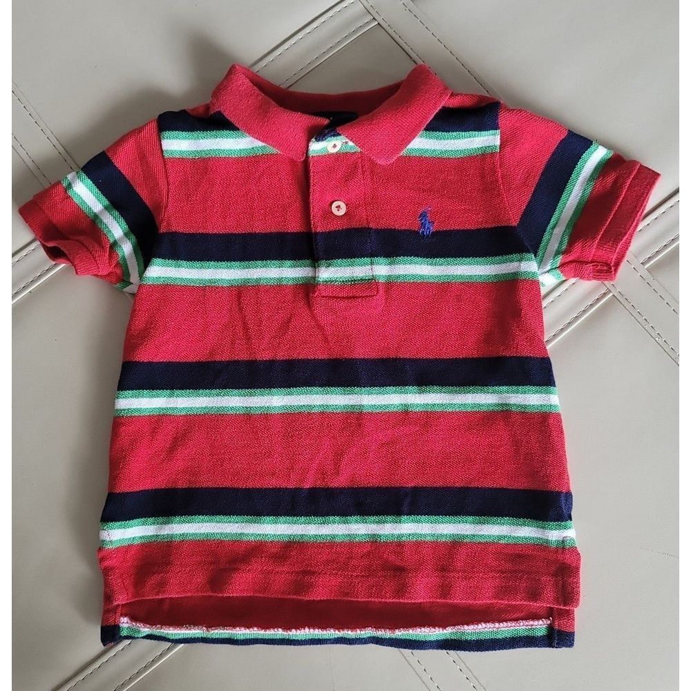 Ralph Lauren Striped Polo size 18‎ months